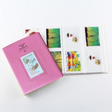 128 Pockets Album Case Storage For Polaroid Photo FujiFilm Camera Film - Lake Blue