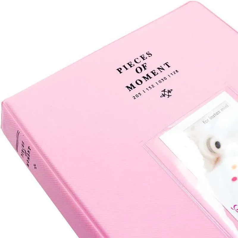 128 Pockets Album Case Storage For Polaroid Photo FujiFilm Camera Film - Lake Blue
