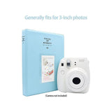 128 Pockets Album Case Storage For Polaroid Photo FujiFilm Camera Film - Royal Blue - Rear View