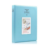 128 Pockets Album Case Storage For Polaroid Photo FujiFilm Camera Film - Blue