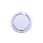 Phone Ring Bracket 360 Degree Rotation Solid Colour Mobile Holder Grip Stand - White
