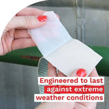 5M Waterproof Tape Butyl Rubber Aluminium Foil Roof Pipe Caravan Repair Flashing - 5cm* 5m* 1 Unit - 45-Degree Angle