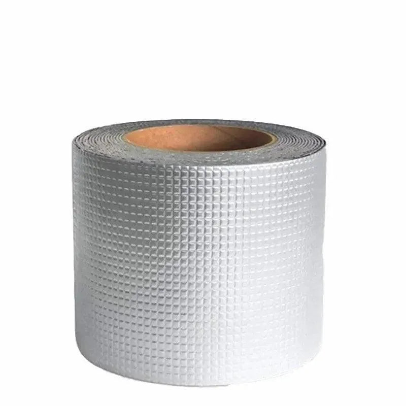 5M Waterproof Tape Butyl Rubber Aluminium Foil Roof Pipe Caravan Repair Flashing - 10cm* 5m* 1 Unit