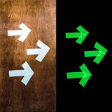 1cm x 3m Glow in the Dark Self-Adhesive Tape Fluorescent Decorative Strip - Blue Green 1cm*3m - Top-Down View