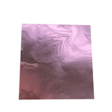 100Pcs Aluminium Foil Chocolate Wrappers 20cm Squares - Pink/Gloss