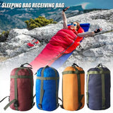 Camping Sleeping Bag Compression Sack Waterproof Outdoor Storage Bag - Army Green - Extra Image