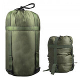 Waterproof Compression Stuff Sack Camping Storage Bag Outdoor Sleeping Bag - Yellow - Low Angle