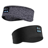Wireless Bluetooth Eye Mask Headphones Sleep Headband for Relaxation and Meditation - Black - Side View