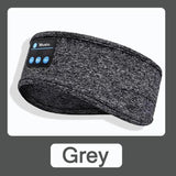 Wireless Bluetooth Eye Mask Headphones Sleep Headband for Relaxation and Meditation - Grey