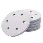 100x 123mm 6/8-Hole Sanding Discs Hook Loop Orbital Sander Pads 80 120 240 Grit - 60 Grits（6-Hole）