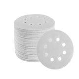 100x 123mm 6/8-Hole Sanding Discs Hook Loop Orbital Sander Pads 80 120 240 Grit - 60 Grits（6-Hole）