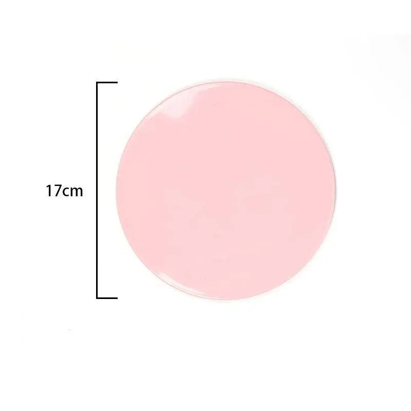 2PCS Core Sliding Discs Fitness Sliders for Home Gym Yoga Gliding Exercise 17cm - Black