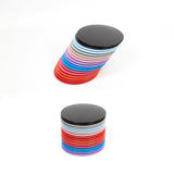 2PCS Core Sliding Discs Fitness Sliders for Home Gym Yoga Gliding Exercise 17cm - Green - Side View