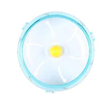 Blue Hamster Guinea Pig Running Disc Cage Accessories Running Round Wheel Pet Toys - 17.5CM