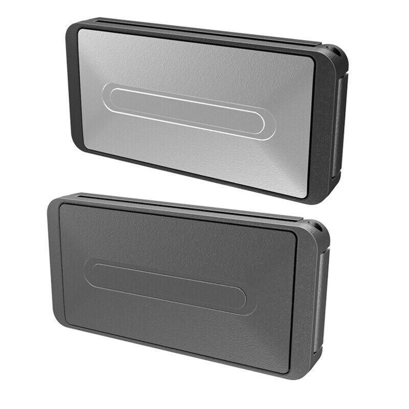 2X Car Shoulder Strap Positioning Clip Buckle Adjuster for Driving Comfort - Silver