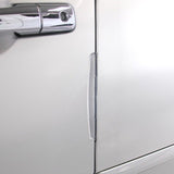 4PCS Car Door Edge Protector Anti Collision Strip Transparent PVC Guard 8cm 11cm - 45-Degree Angle