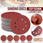 125X 125mm 5" Sanding Discs 60 80 100 120 240 Grit Orbital Sander Pads - 60 Grits