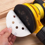 125X 125mm 5" Sanding Discs 60 80 100 120 240 Grit Orbital Sander Pads - 100 Grits