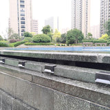 Solar Led Deck Lights Path Garden Patio Pathway Stairs Step Fence Lamp Outdoor - 4PCS - Rear View