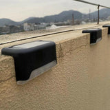Solar Led Deck Lights Path Garden Patio Pathway Stairs Step Fence Lamp Outdoor - 4PCS - Extra Image