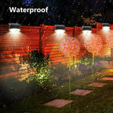 Solar Led Deck Lights Path Garden Patio Pathway Stairs Step Fence Lamp Outdoor - 4PCS - Extra Image