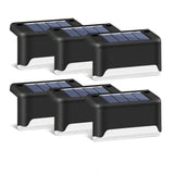 Solar Led Deck Lights Path Garden Patio Pathway Stairs Step Fence Lamp Outdoor - 4PCS - Front View