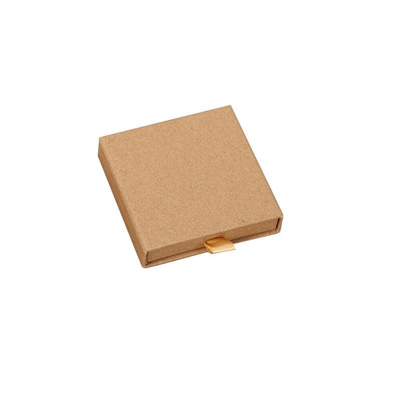 Cardboard Jewellery Gift Boxes Drawer Style Necklace Ring Earring Pendant Bracelet Case - Red