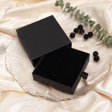Cardboard Jewellery Gift Boxes Drawer Style Necklace Ring Earring Pendant Bracelet Case - Kraft paper - Side View