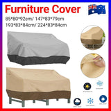 Outdoor Waterproof Patio Chair Cover Lounge Deep Seat Cover Furniture Sofa Cover Grey Black - 85*80*91.5CM