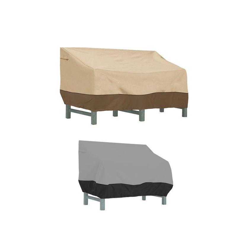 Outdoor Waterproof Patio Chair Cover Lounge Deep Seat Cover Furniture Sofa Cover Grey Black - 85*80*91.5CM