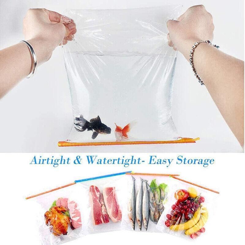 8/16/24PCS Kitchen Sealing Sticks Reusable Clips Bag Sealer Lock Rod Bags Sealer - 8PCS