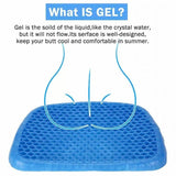 Gel Honeycomb Seat Comfort Cushion Flex Back Support Spine Protector - 1000g (44*36.5*4.5CM) - Side View