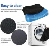 Gel Honeycomb Seat Comfort Cushion Flex Back Support Spine Protector - 1000g (44*36.5*4.5CM) - Top-Down View