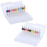 10X Tungsten Steel Micro Drill Bits 0.1-1.2mm for Rotary Tool - 0.3-1.2MM