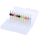 10X Tungsten Steel Micro Drill Bits 0.1-1.2mm for Rotary Tool - 0.3-1.2MM - Close-Up Angle