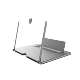 12 Inch Phone Screen Magnifier Folding Amplifier Stand Adjustable 3D Holder - White - Rear View