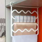 4PCS Clip-On Closet Shelf Dividers Wardrobe Organizer for Clothes and Cabinets - Extra Image