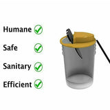 Mouse Trap Flip N Slide Bucket Lid Mouse Rat Trap With Ladder Mousetrap Catcher - Flip N Slide Bucket *1 - Low Angle