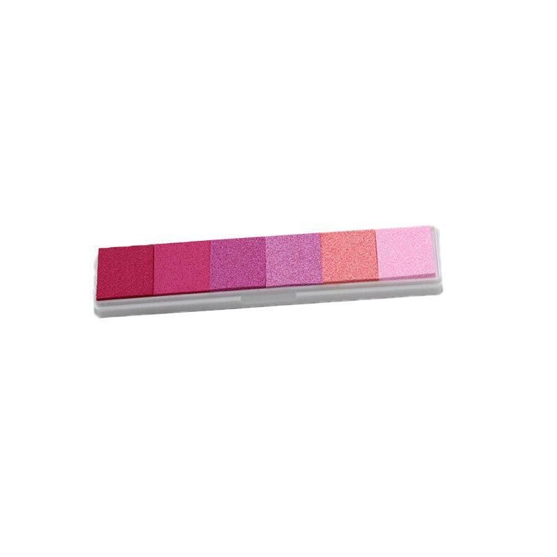 Gradient Color Ink Pad Inkpad Rubber Stamp Water Based Diy Finger Print 10 Colours - S6 Pink