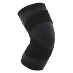3D Weaving Knee Brace Breathable Sleeve Support Running Jogging Joint Pain Leg Black - Black-S
