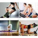 3D Weaving Knee Brace Breathable Sleeve Support Running Jogging Joint Pain Leg Black - Black-XXXL - Extra Image