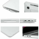 Frosted Transparent Case with Keyboard Cover for MacBook 13 to 16 Inch - Mackbook 13.3Pro (A2251/A2289) - Rear View