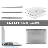 Frosted Transparent Case with Keyboard Cover for MacBook 13 to 16 Inch - Mackbook Retina 13.3 Pro (A1425/A1502) - Extra Image