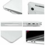 Frosted Transparent Case with Keyboard Cover for MacBook 13 to 16 Inch - Mackbook 13.3 Air (A1369/A1466)