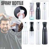 500ML Continuous Spray Bottle Ultra Fine Mist Dispenser Sanitizer Salon - White&Transparents