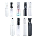 500ML Continuous Spray Bottle Ultra Fine Mist Dispenser Sanitizer Salon - White&Transparents - Front View