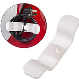 Cord Organizer Wrap Holder 4pcs Kitchen Appliance Cable Winder Adhesive Clip - 4PCS White - Extra Image