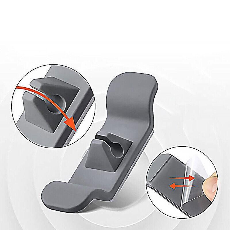 Cord Organizer Wrap Holder 4pcs Kitchen Appliance Cable Winder Adhesive Clip - 4PCS Black