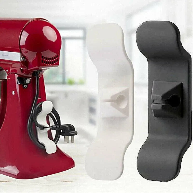 Cord Organizer Wrap Holder 4pcs Kitchen Appliance Cable Winder Adhesive Clip - 4PCS Black