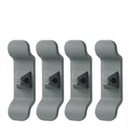Cord Organizer Wrap Holder 4pcs Kitchen Appliance Cable Winder Adhesive Clip - 4PCS Grey